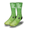 Bike-Sleep-Game-Repeat-Socks-Green
