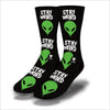 Stay-Weird-Alien-Socks