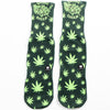 Going-Green-Weed-Socks-Flat-View